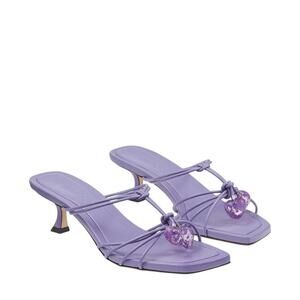 Jimmy Choo Mule 50 Tanzanite Nappa Leather Mules 38.5